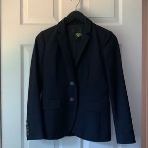J.Crew 1035 Super 120s Navy Blazer Size 0P